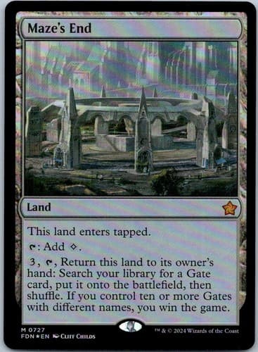 Maze's End M Foundations 727 NM