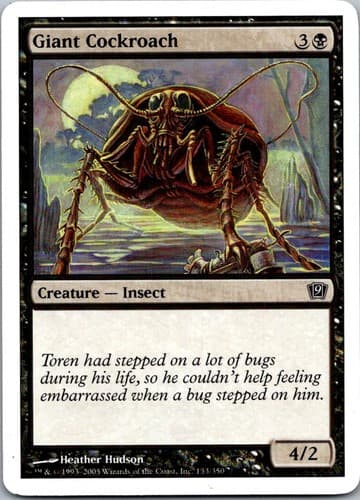 Giant Cockroach C 8ED #135 NM MTG Magic