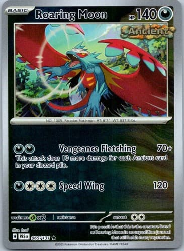 Roaring Moon Rare Prize Pack Series Cards 109/162 NM