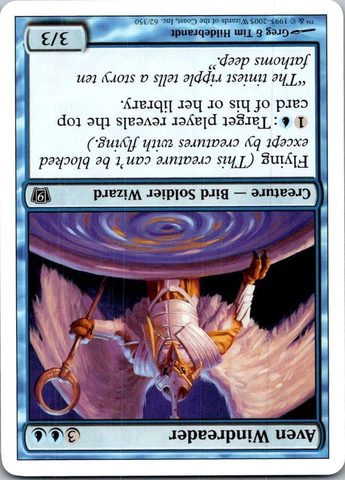 Aven Windreader C 9ED #62 LP MTG Magic