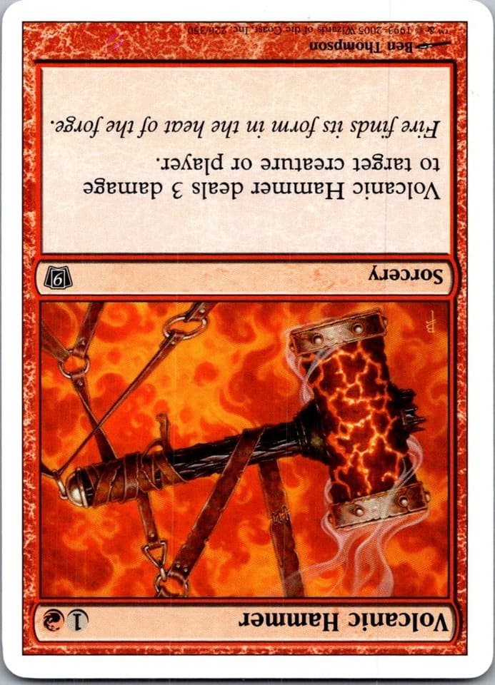 Volcanic Hammer C 9ED #226 LP MTG Magic