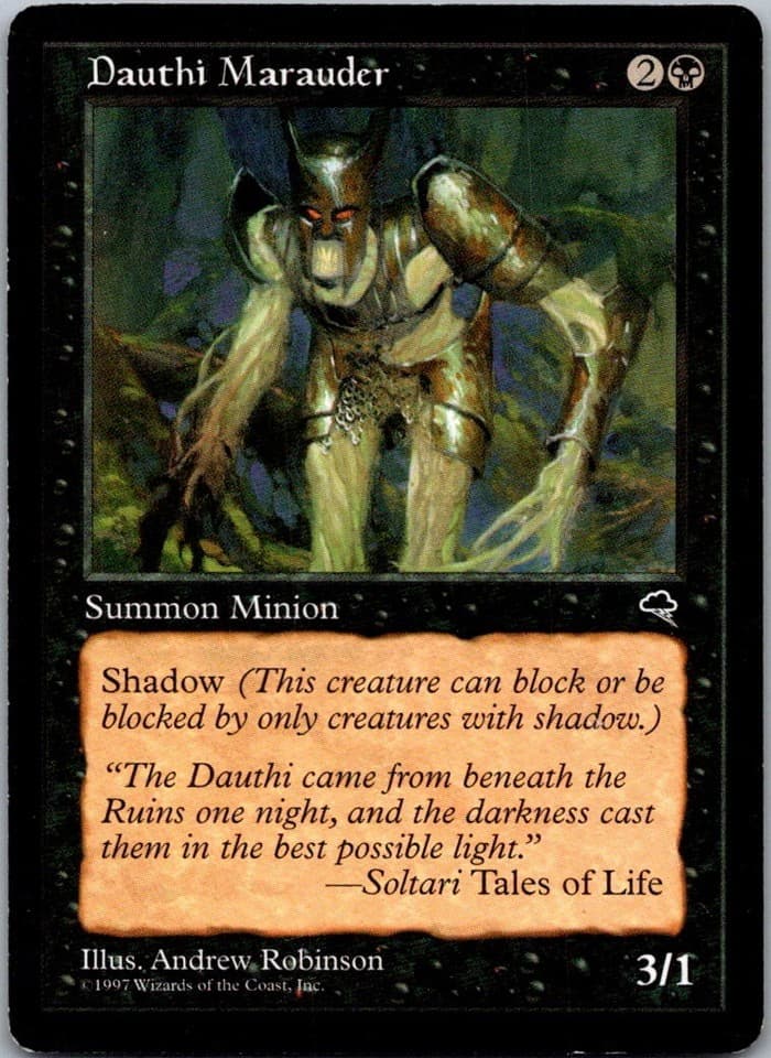 Dauthi Marauder C TMP #123 LP MTG Magic
