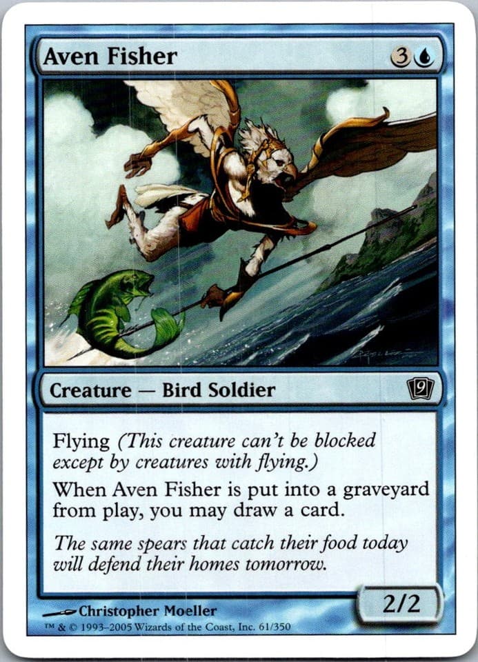 Aven Fisher C 9ED #61 LP MTG Magic