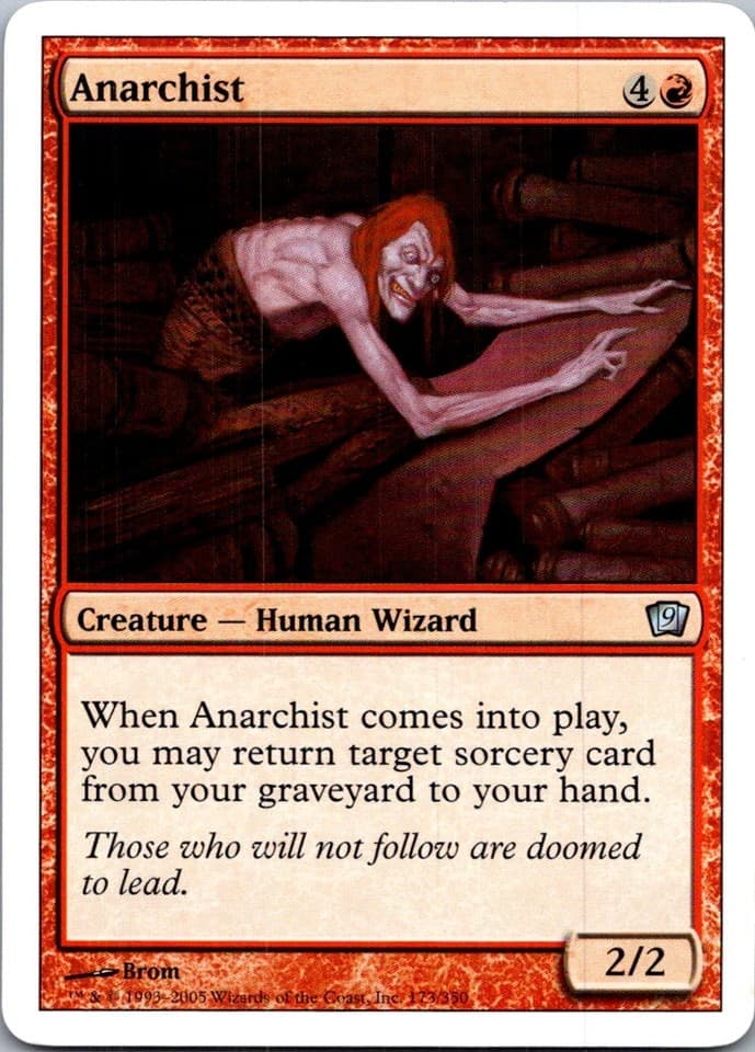 Anarchist U 9ED #173 LP MTG Magic