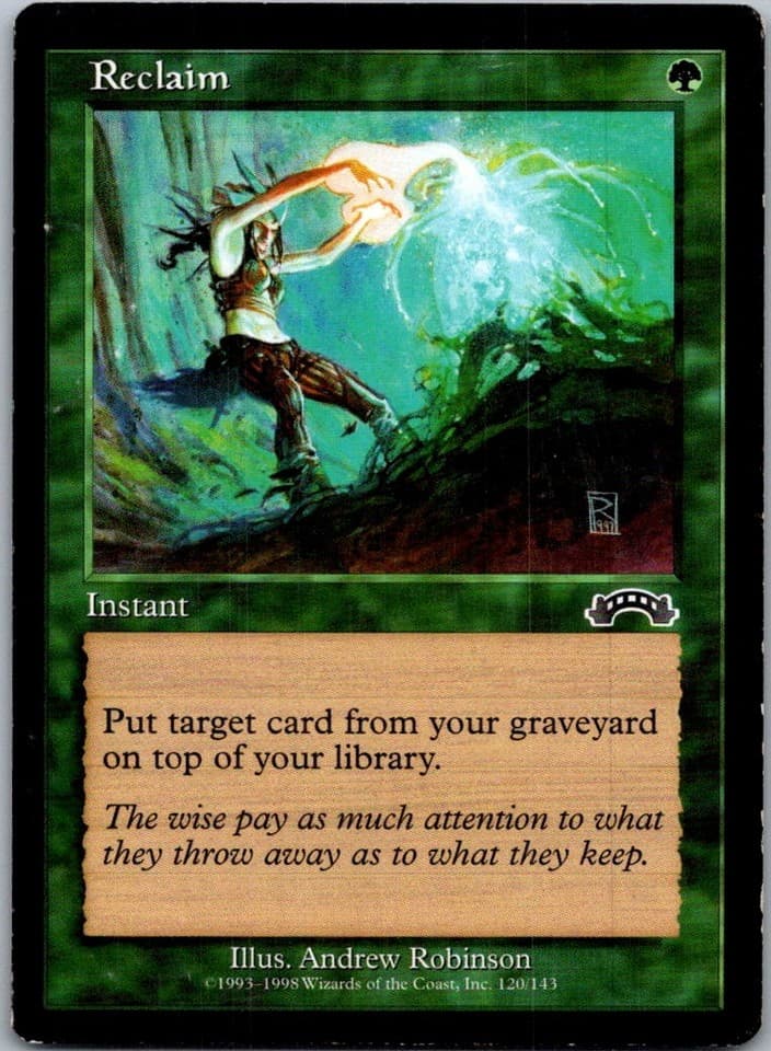 Reclaim C EXO #120 LP MTG Magic