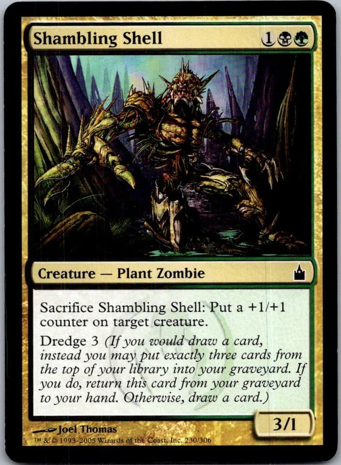 Shambling Shell C RAV #230 LP MTG Magic