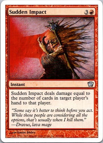 Sudden Impact U 9ED #222 LP MTG Magic