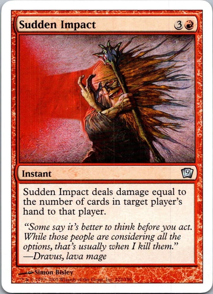 Sudden Impact U 9ED #222 LP MTG Magic