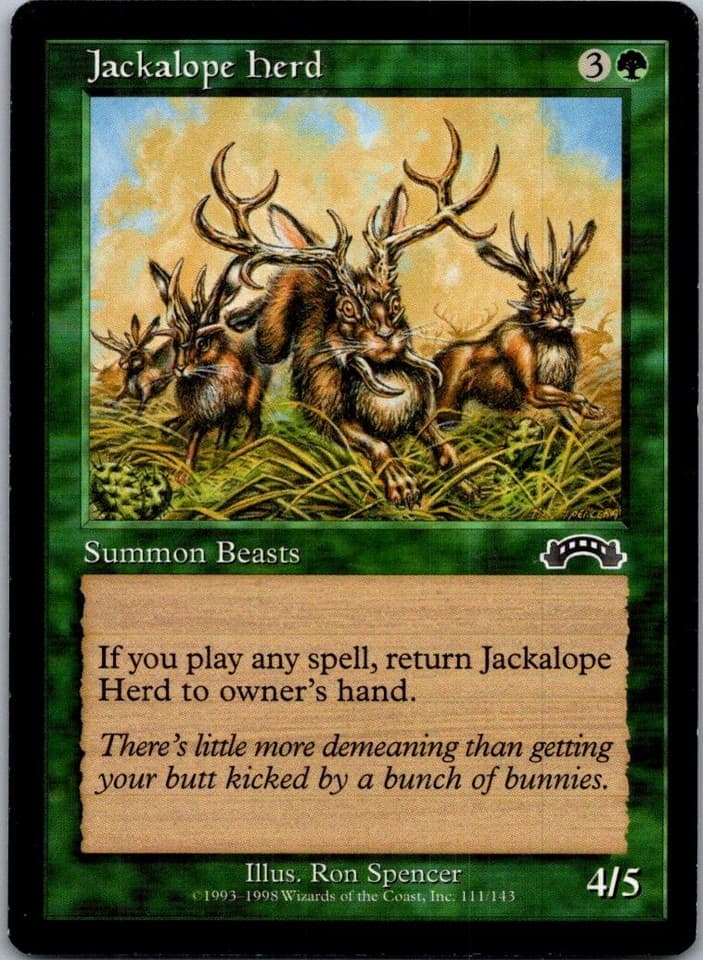 Jackalope Herd C EXO #111 LP MTG Magic