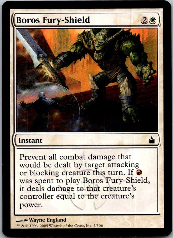 Boros Fury - Shield C RAV #5 LP MTG Magic