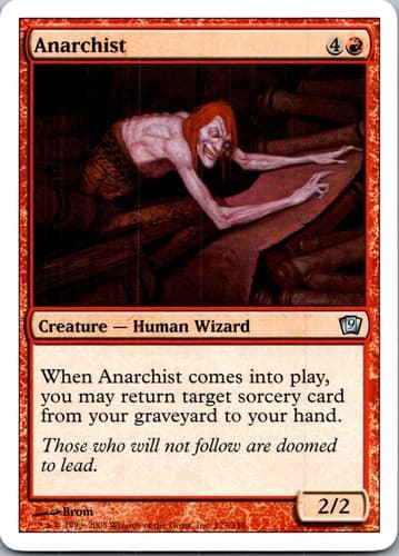Anarchist U 9ED #173 LP MTG Magic