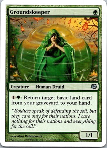 Groundskeeper U 9ED #247 LP MTG Magic
