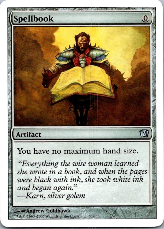 Spellbook U 9ED #309 NM MTG Magic