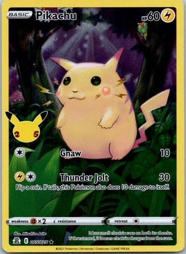 Pikachu Holo Rare Celebrations 005/025 NM