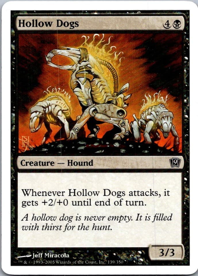 Hollow Dogs C 9ED #139 LP MTG Magic