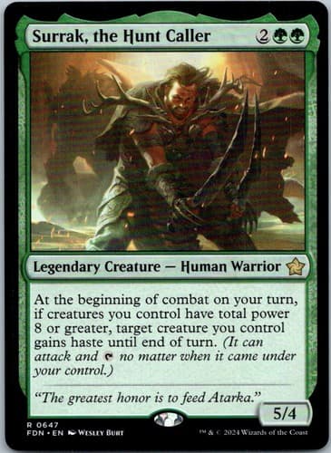Surrak, the Hunt Caller () R Foundations 647 NM