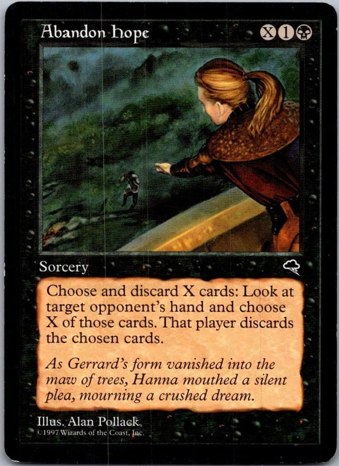 Abandon Hope U TMP #107 LP MTG Magic