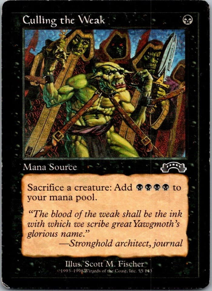 Culling the Weak C EXO #55 LP MTG Magic