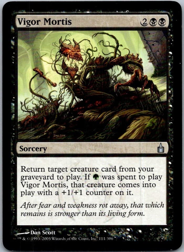 Vigor Mortis U RAV #111 LP MTG Magic