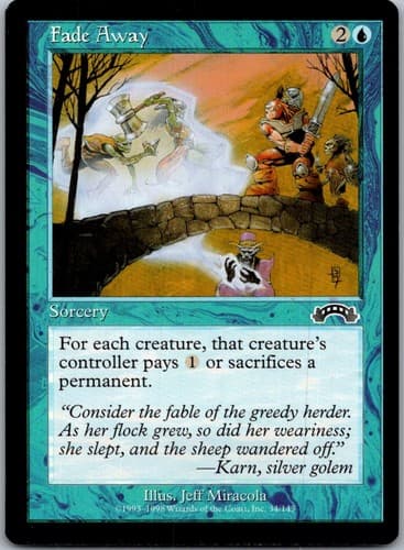 Fade Away C EXO #34 NM MTG Magic