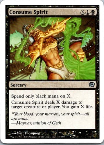 Consume Spirit U 9ED #119 NM MTG Magic