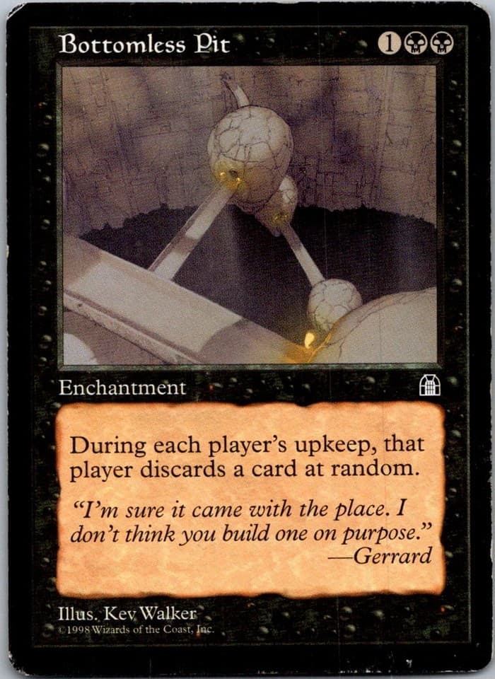 Bottomless Pit U STH # LP MTG Magic
