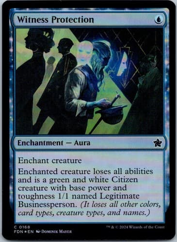 Witness Protection C Foundations 168 NM