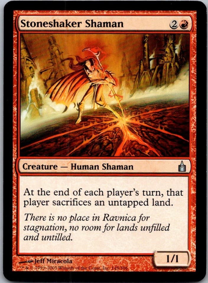 Stoneshaker Shaman U RAV #145 LP MTG Magic