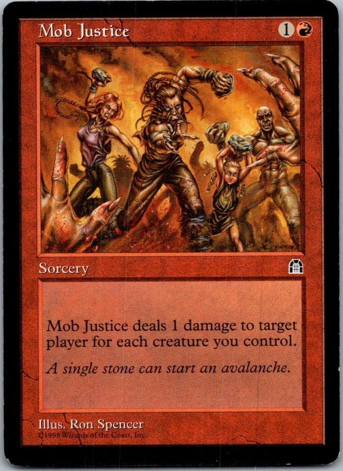 Mob Justice C STH # LP MTG Magic