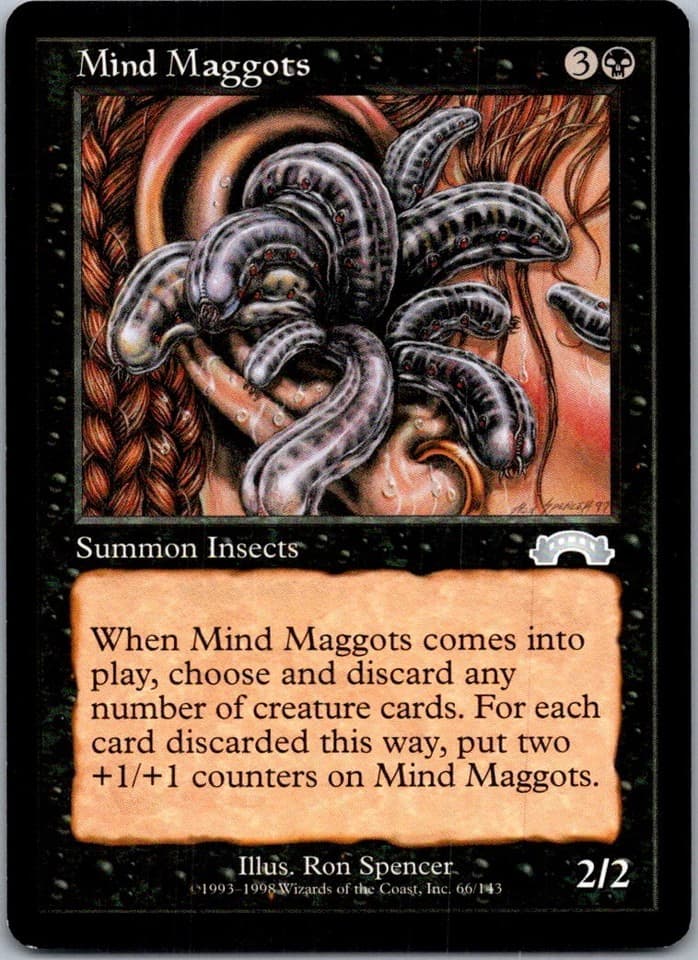 Mind Maggots U EXO #66 LP MTG Magic