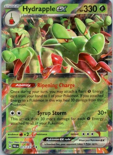 Hydrapple ex Double Rare SV: Prismatic Evolutions 011/131 NM