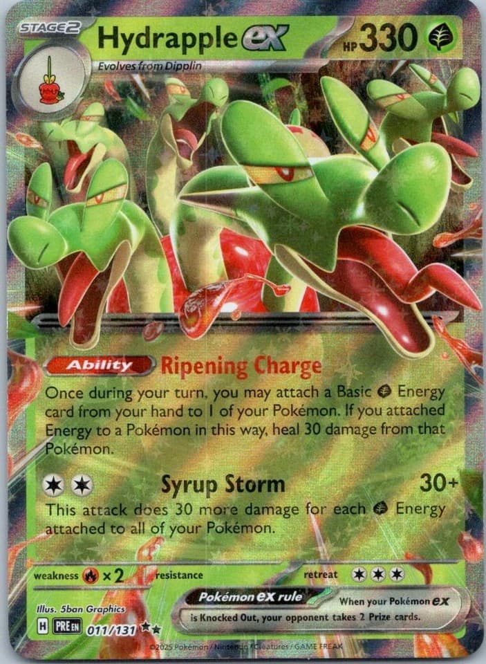 Hydrapple ex Double Rare SV: Prismatic Evolutions 011/131 NM