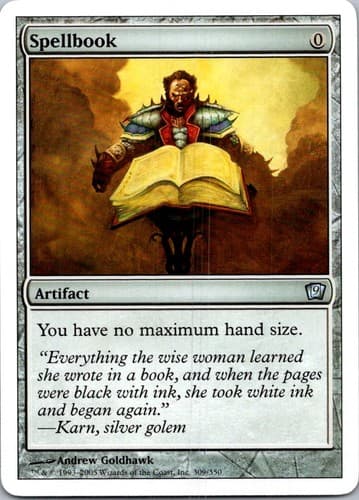 Spellbook U 9ED #309 NM MTG Magic