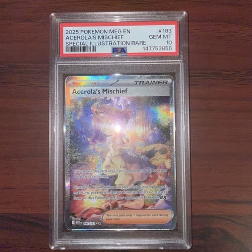 2025 Pokemon Meg EN Acerola's Mischief Special Illustration Rare