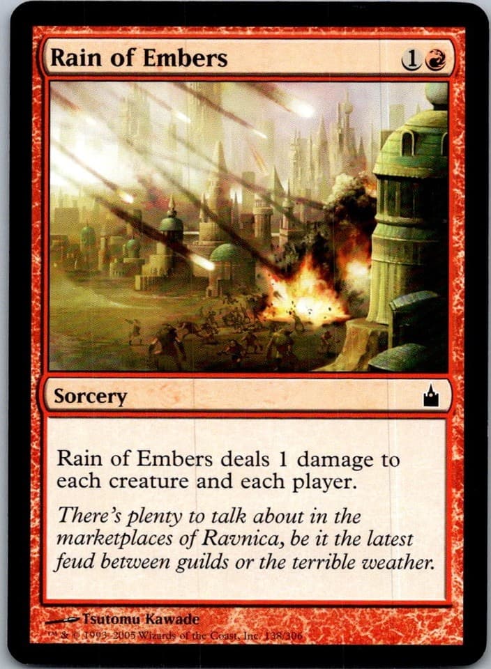 Rain of Embers C RAV #138 LP MTG Magic