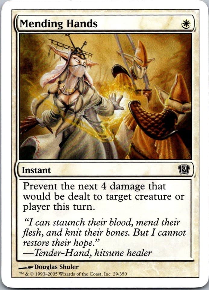 Mending Hands C BOK #15 NM MTG Magic