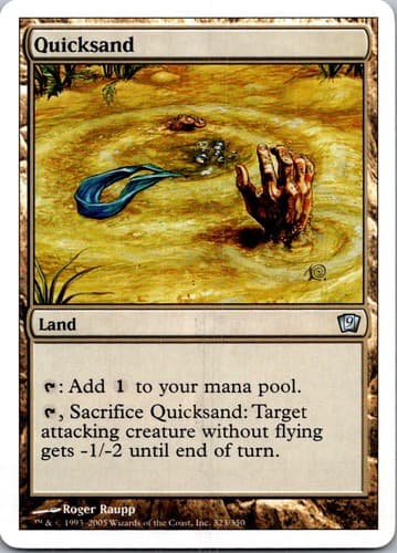 Quicksand U 9ED # NM MTG Magic