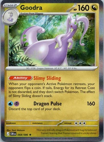 Goodra Rare ME04: Chaos Rising 068/086 NM