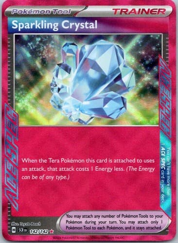 Sparkling Crystal ACE SPEC Rare SV07: Stellar Crown 142/142 NM