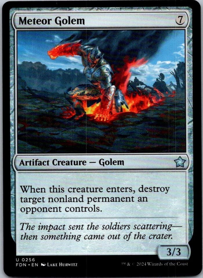 Meteor Golem U M19 #241 NM MTG Magic