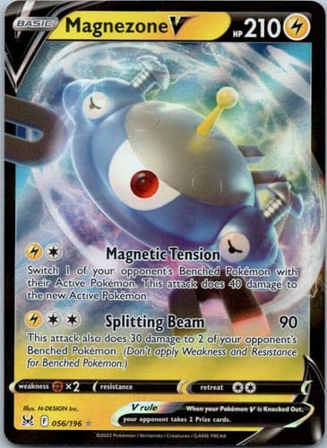 Magnezone V Ultra Rare SWSH11: Lost Origin 056/196 NM