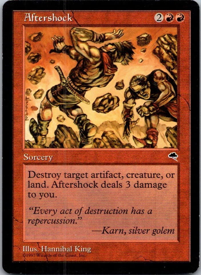 Aftershock C TMP #160 LP MTG Magic