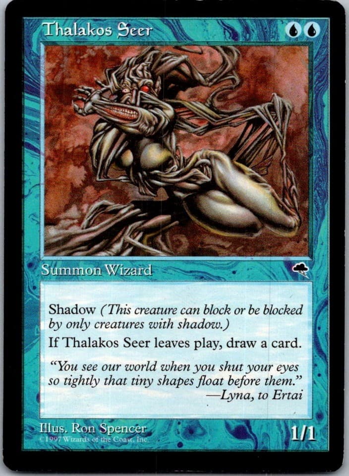 Thalakos Seer C TMP #94 NM MTG Magic