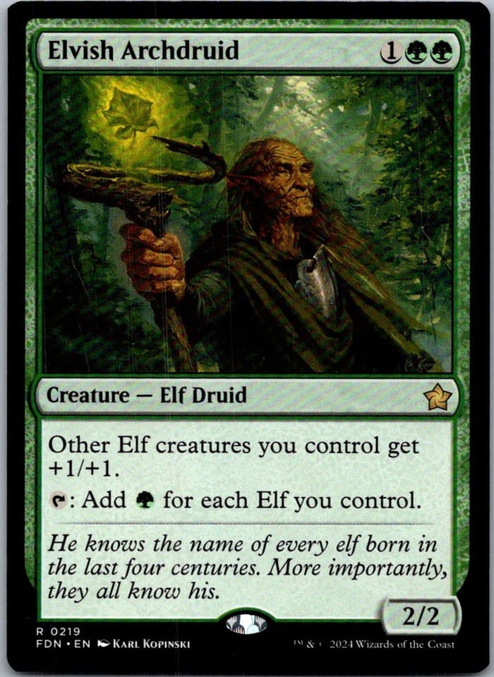 Elvish Archdruid R JMP #391 LP MTG Magic