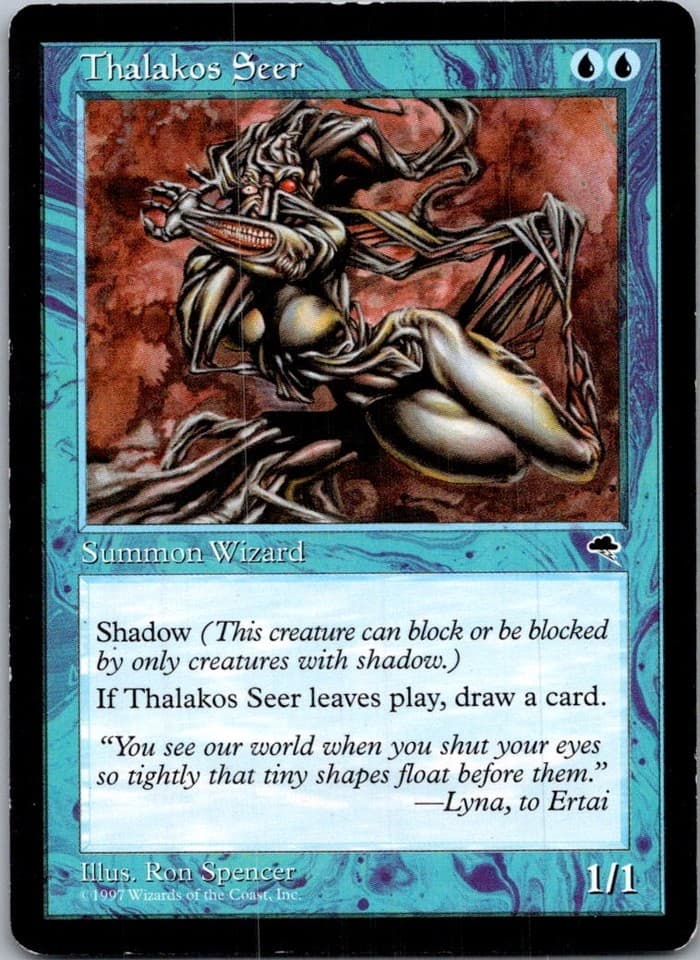 Thalakos Seer C TMP #94 LP MTG Magic