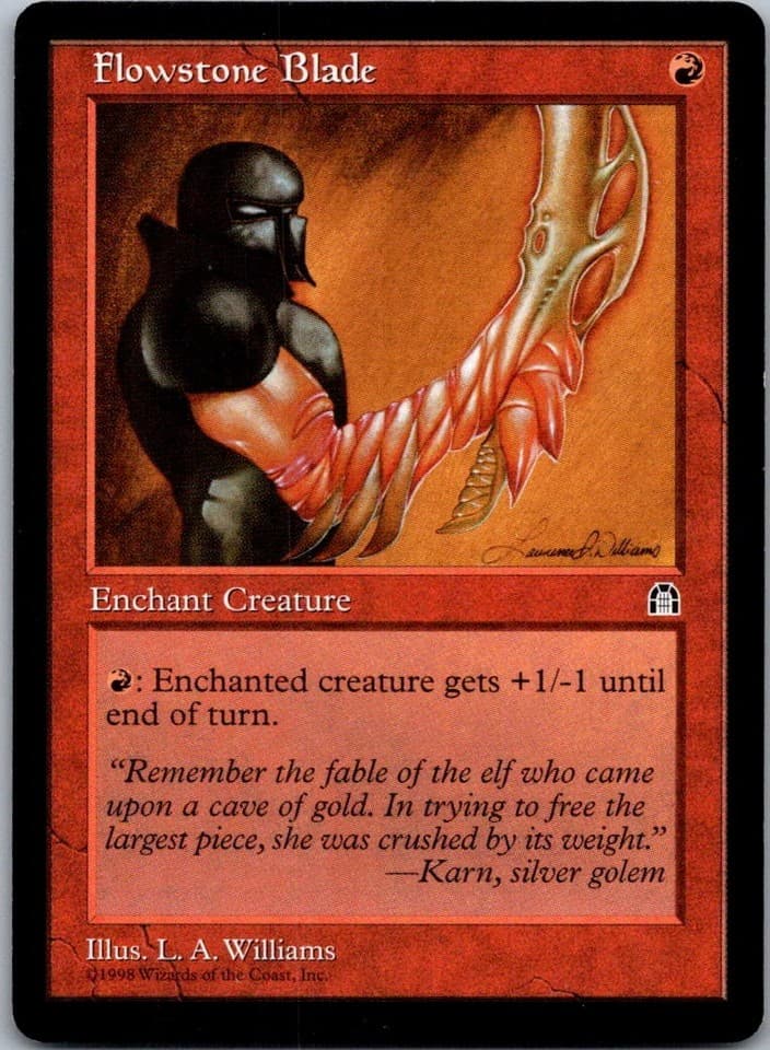 Flowstone Blade C STH # NM MTG Magic