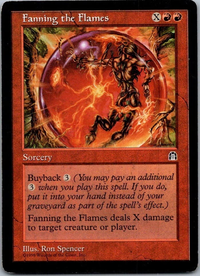 Fanning the Flames U LIST # LP MTG Magic