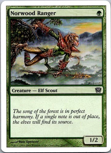 Norwood Ranger C 9ED #260 NM MTG Magic