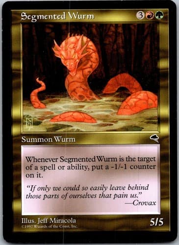Segmented Wurm U TMP #269 LP MTG Magic