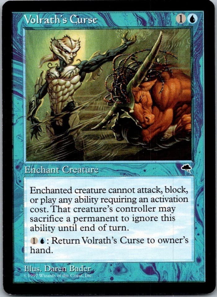 Volrath's Curse C TMP #101 LP MTG Magic
